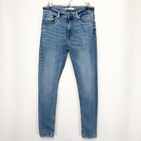ZARA Light wash skinny jeans